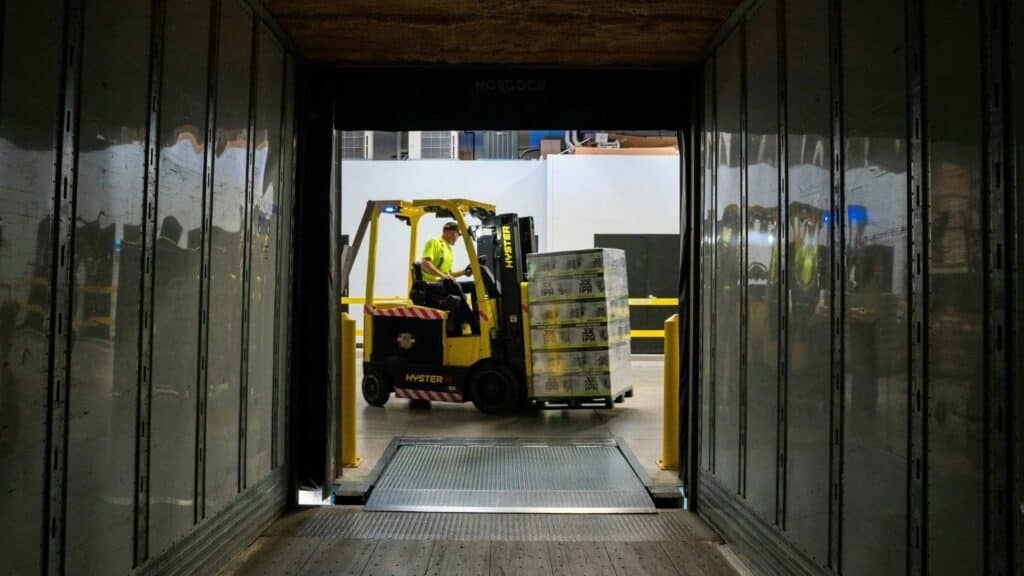 Logistics warehouse in Rotterdam