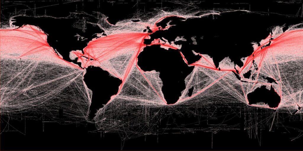 Most Affected shipping routes