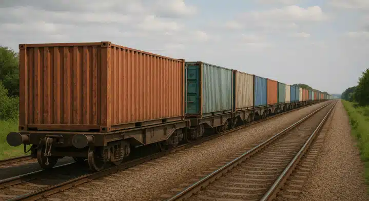 rail transport from rotterdam
