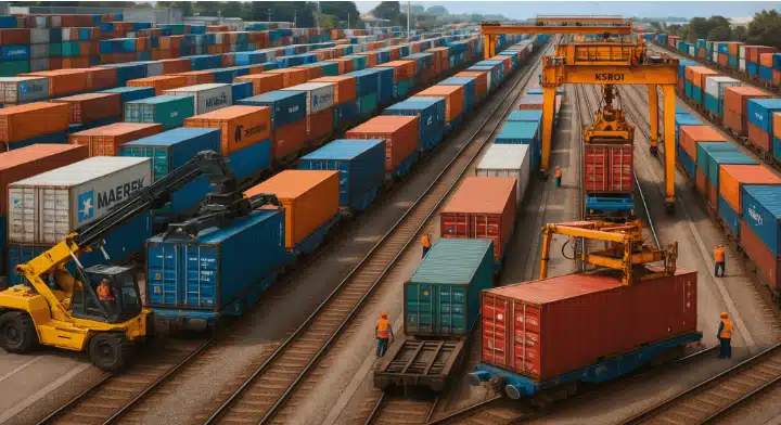 rail transport from rotterdam
