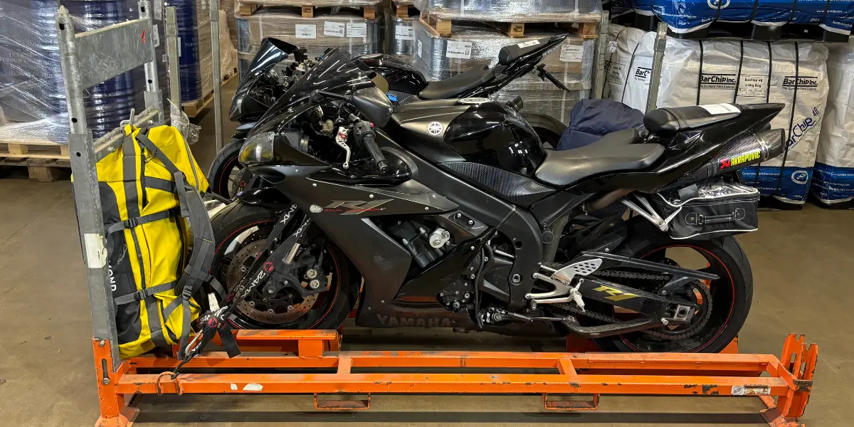 Transporte de motos a España