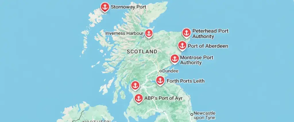 Container Shipping from Rotterdam to Scotland