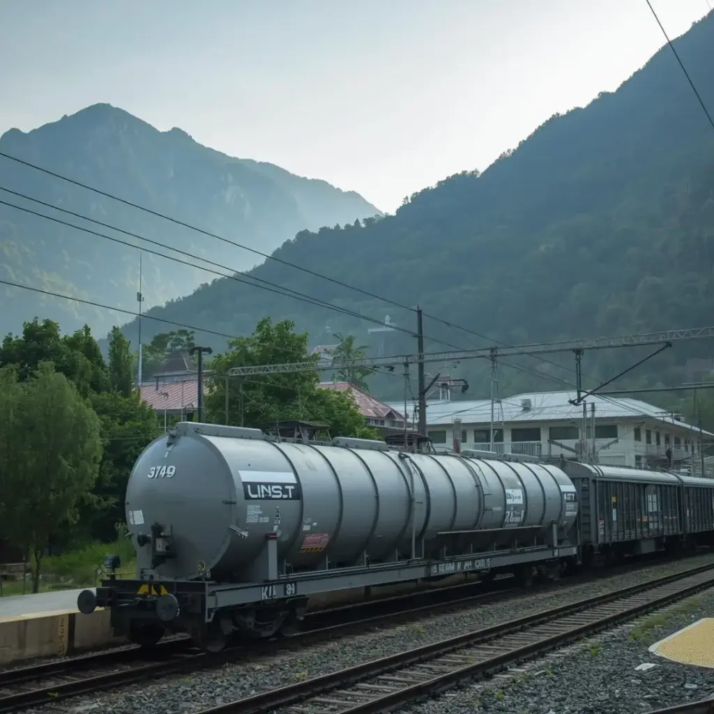 bulk transport by train