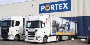 Truck driving on a Dutch motorway subject to the 2026 vrachtwagenheffing road toll